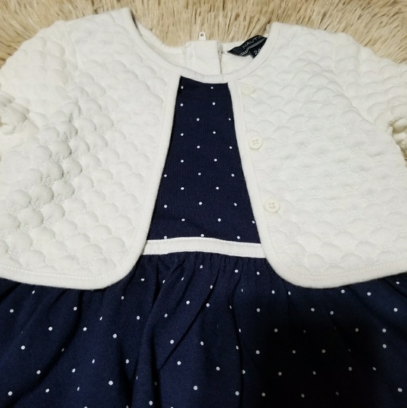 Nautica Baby Girl's Polka Dot Dress - Picture 3 of 8